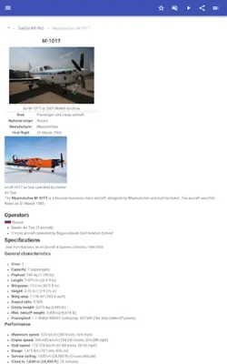 Passenger planes android App screenshot 2