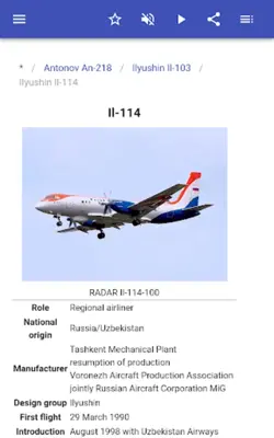 Passenger planes android App screenshot 5