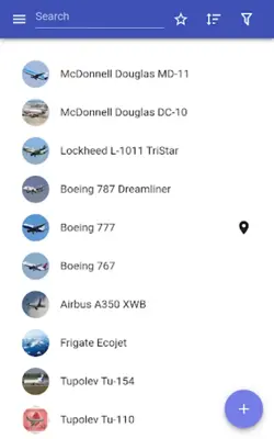 Passenger planes android App screenshot 7